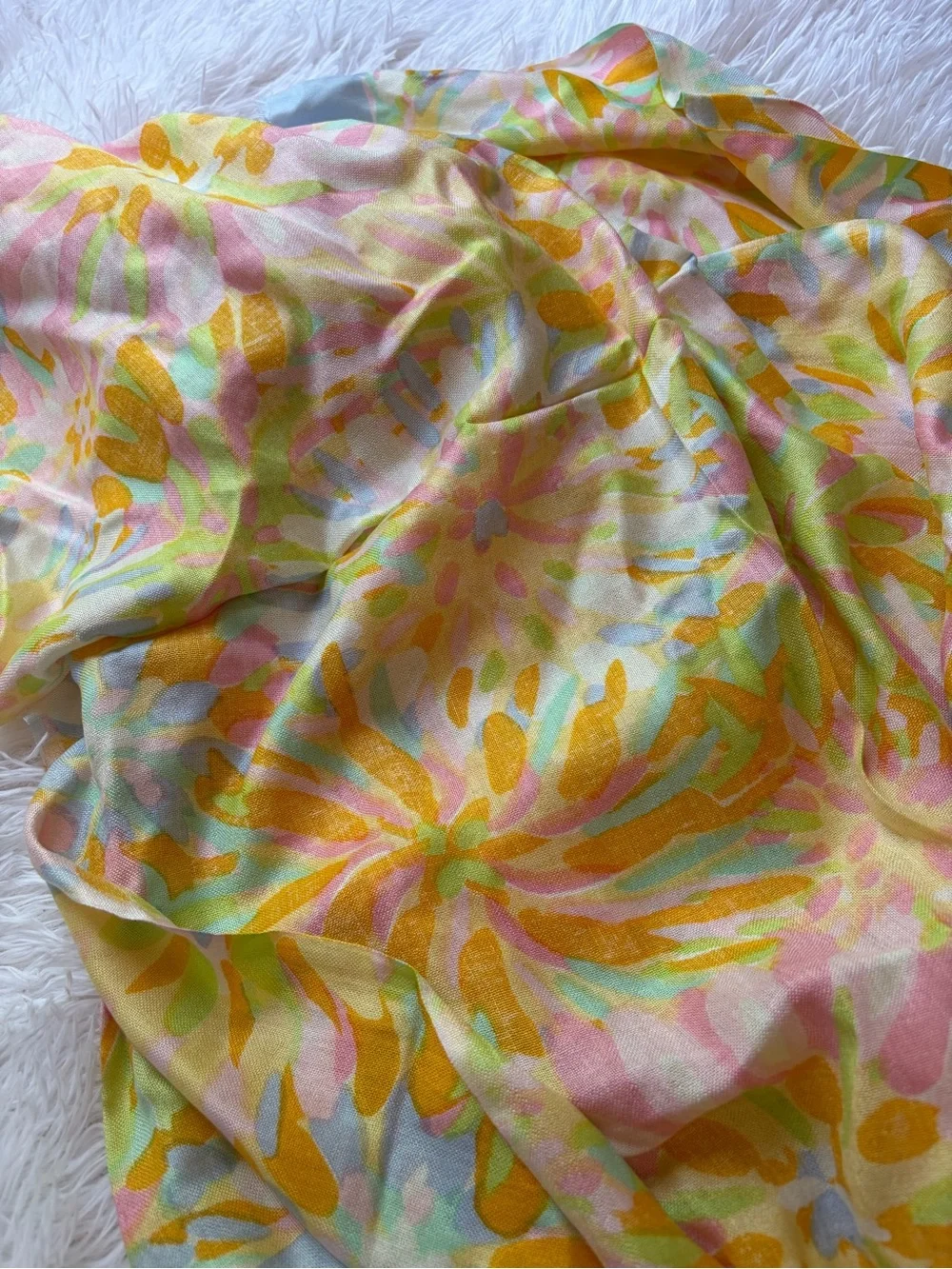 RARE Peter Millar Pastel Floral Scarf Wrap brand new with tags